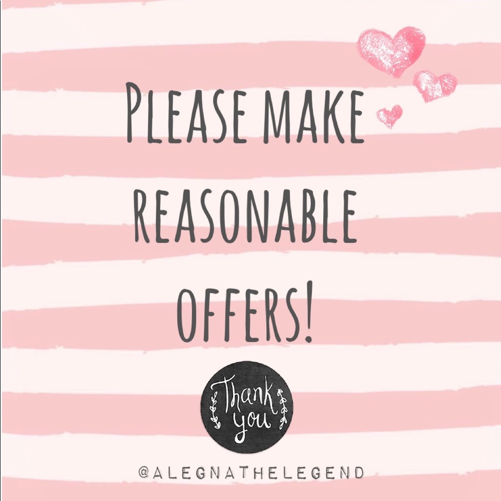 Make reasonable offers! 👍🏼